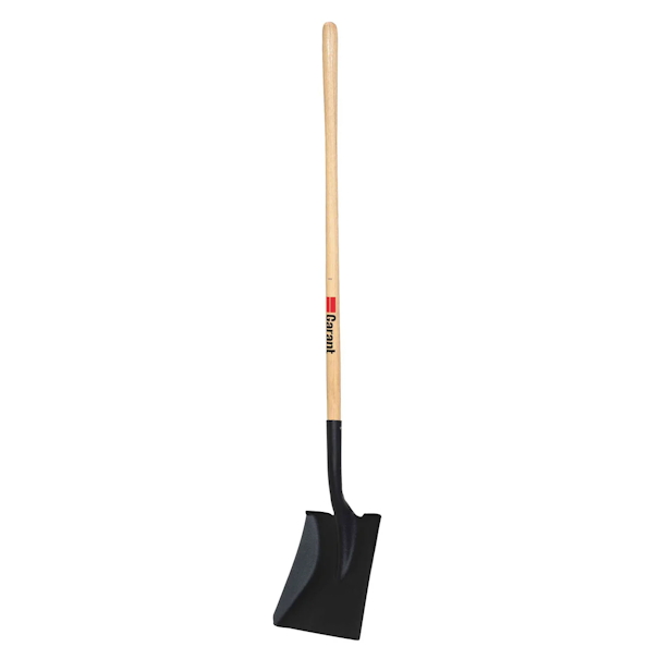 GARANT LHS2L 9-1/2" Square Point Shovel, Long Wooden Handle - Image 2
