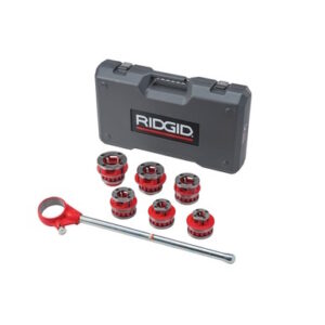 RIDGID RID-36475 12-R NPT 6 Die Head Exposed Ratchet Theader Set