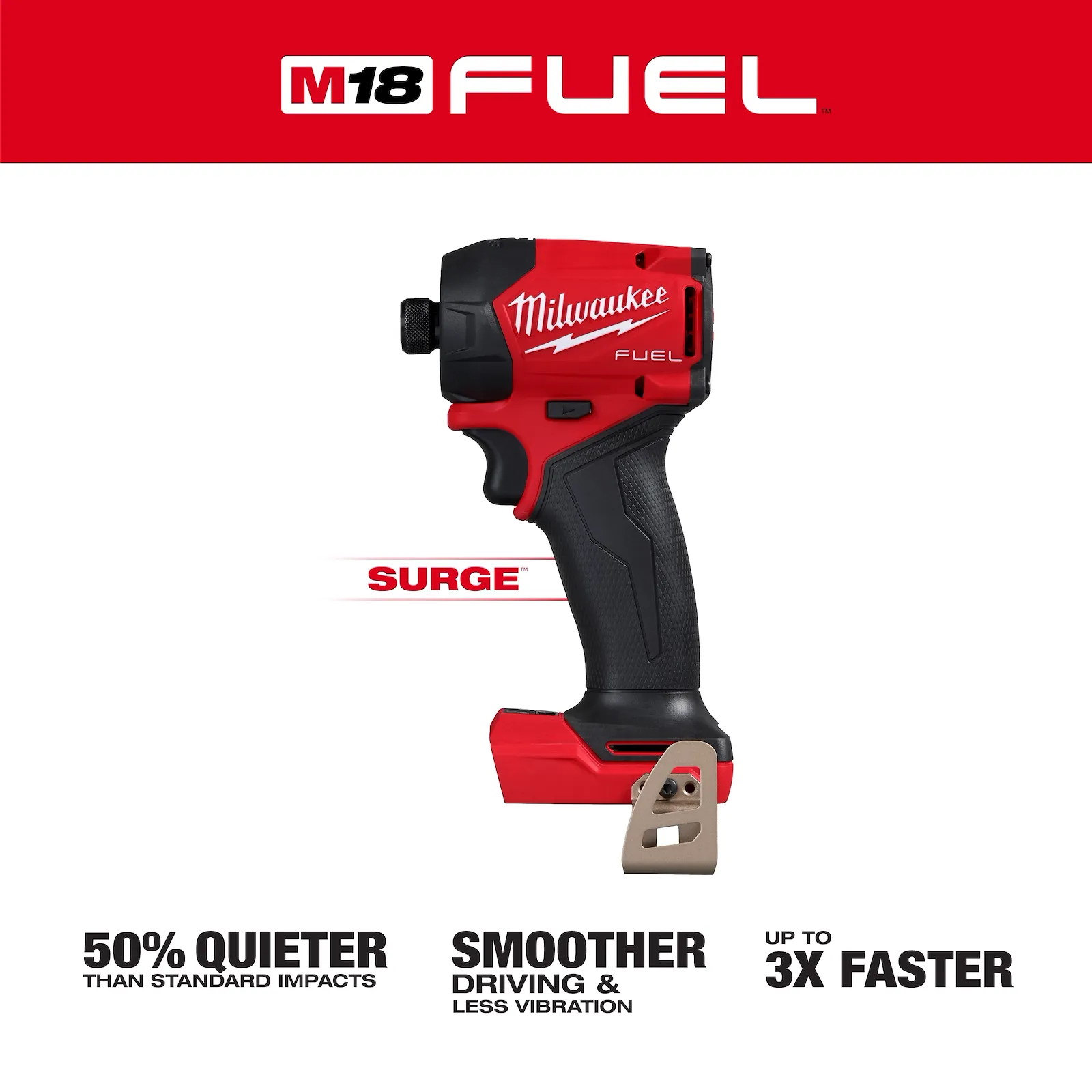 MILWAUKEE 2761-20 M18 FUEL™ SURGE™ 1/4" Hex Hydraulic Driver - Image 2