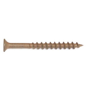 FITSFAST 939528 Deck Screws #8 x 1-3/4" Yellow 500/jar