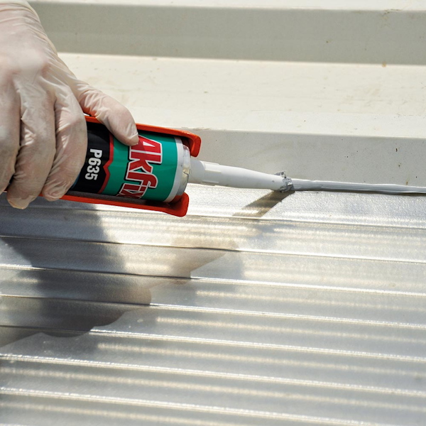 AKFIX AKF-P635WHT P635 Polyurethane Sealant Construction, White - Image 4