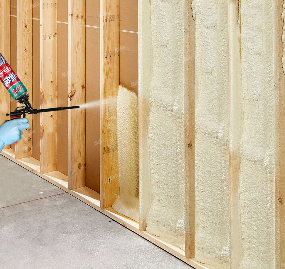 AKFIX AKF-TC930 Thermcoat Thermal & Acoustic Insulation Pu Spray Foam (Gun Use) - Image 2