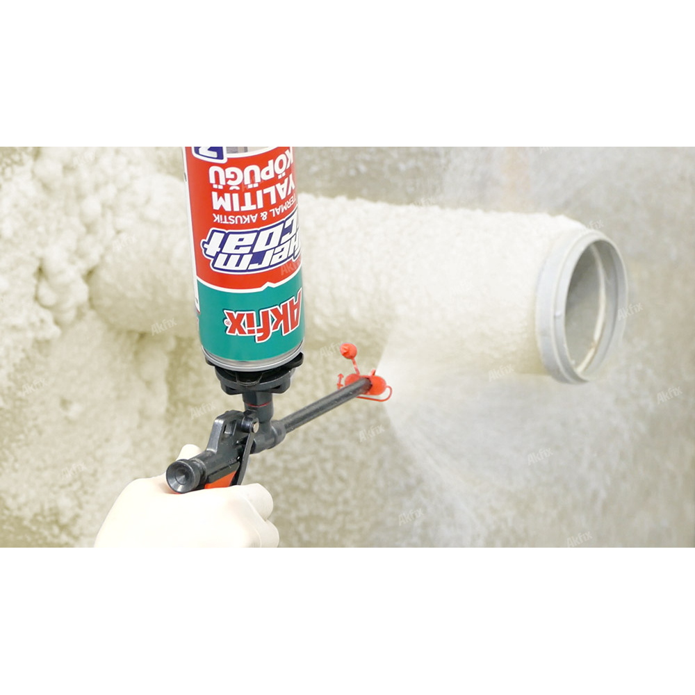 AKFIX AKF-TC930 Thermcoat Thermal & Acoustic Insulation Pu Spray Foam (Gun Use) - Image 5