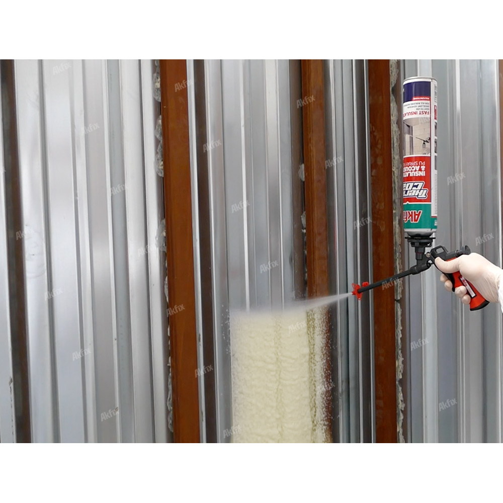 AKFIX AKF-TC930 Thermcoat Thermal & Acoustic Insulation Pu Spray Foam (Gun Use) - Image 8