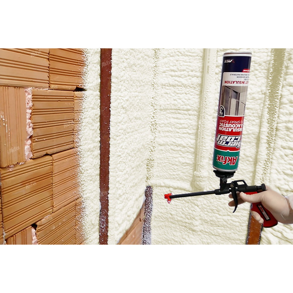 AKFIX AKF-TC930 Thermcoat Thermal & Acoustic Insulation Pu Spray Foam (Gun Use) - Image 10