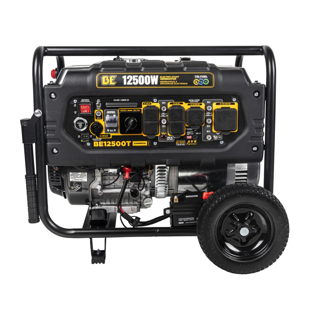 BE12500T Generator 12500W, Electric Start, 458cc Gas/Propane/Natural Gas - Image 8