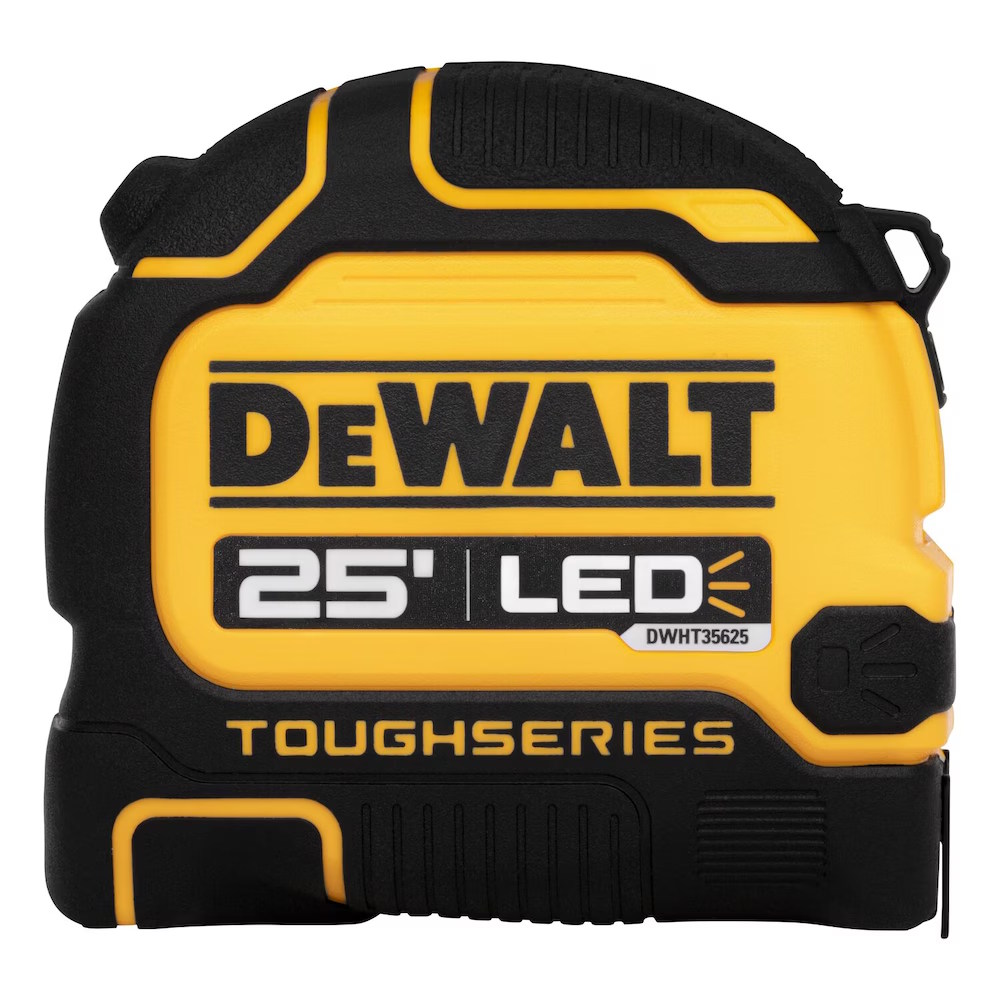 DEWALT DWHT35625S ToughSeries 25' Lighted Tape Measure - Image 2