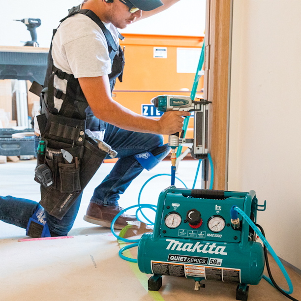 MAKITA MAC100Q 0.5 HP Quiet Series Air Compressor, Oil-free Pump - Image 2