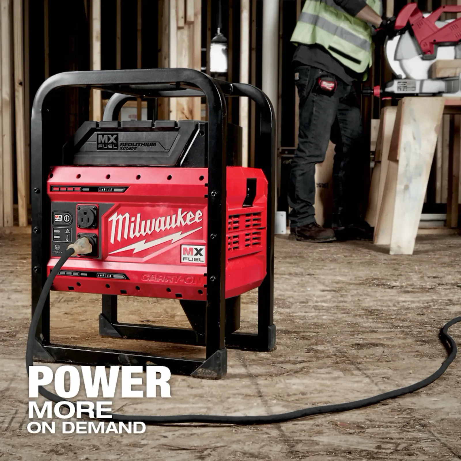 MILWAUKEE MXF002-2XC MX FUEL 3600W/1800W Power Supply Kit - Image 8