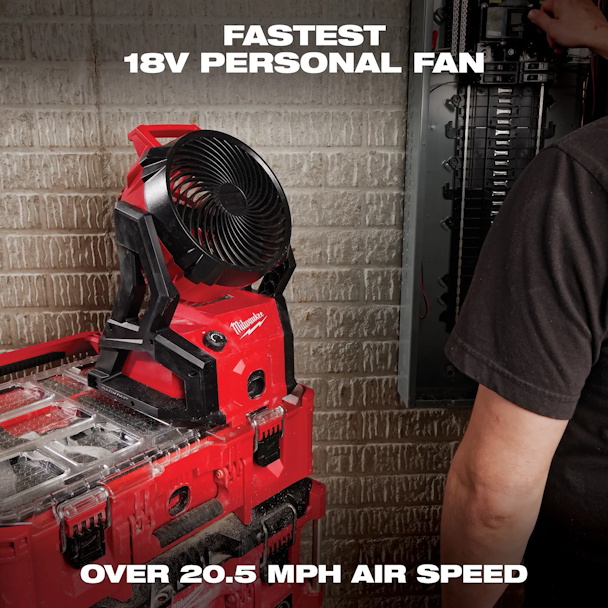 MILWAUKEE 0818-20 M18 Brushless Packout Fan - Image 2