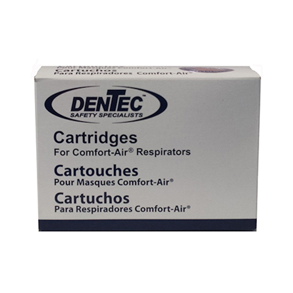 DENTEC 15F158T22 Comfort-Air Ammonia/Methylamine Respirator Cartridge 6/bx - Image 2