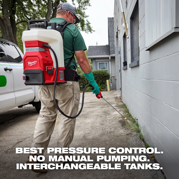 MIWAUKEE 3019-21PS M18 4 Gal Backpack Sprayer w/Switch Tank Kit - Image 2