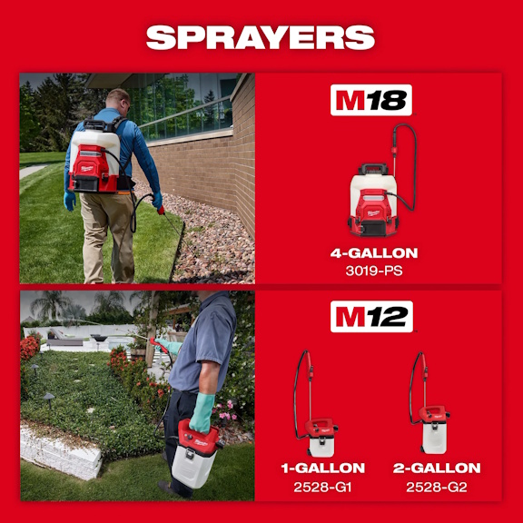 MIWAUKEE 3019-21PS M18 4 Gal Backpack Sprayer w/Switch Tank Kit - Image 10