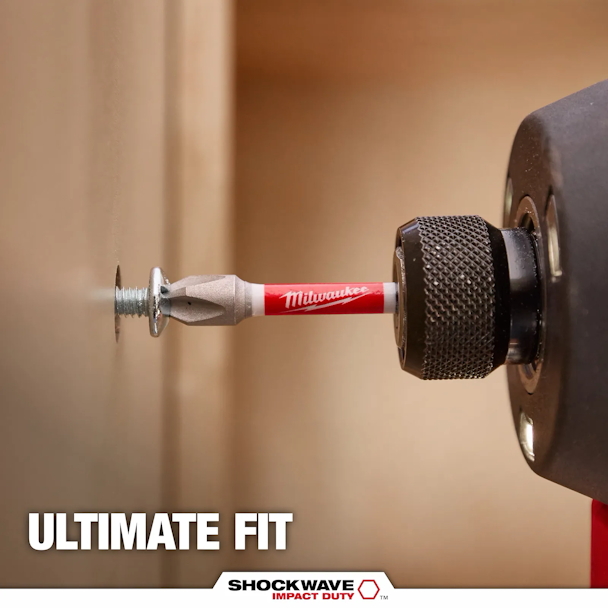 MILWAUKEE SHOCKWAVE™ Impact Duty 2" Specialty Wood Screws Power Bits 2PK - Image 2