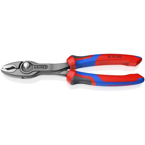 KNIPEX 82 02 200 SBA TwinGrip 8" Slip Joint Pliers - Comfort Grip - Image 2
