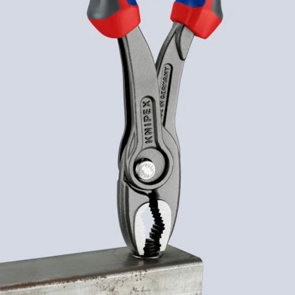 KNIPEX 82 02 200 SBA TwinGrip 8" Slip Joint Pliers - Comfort Grip - Image 11