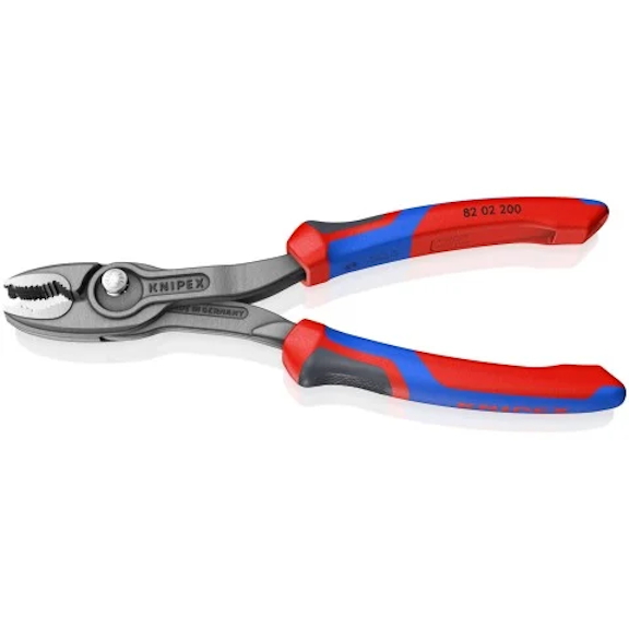 KNIPEX 82 02 200 SBA TwinGrip 8" Slip Joint Pliers - Comfort Grip - Image 3
