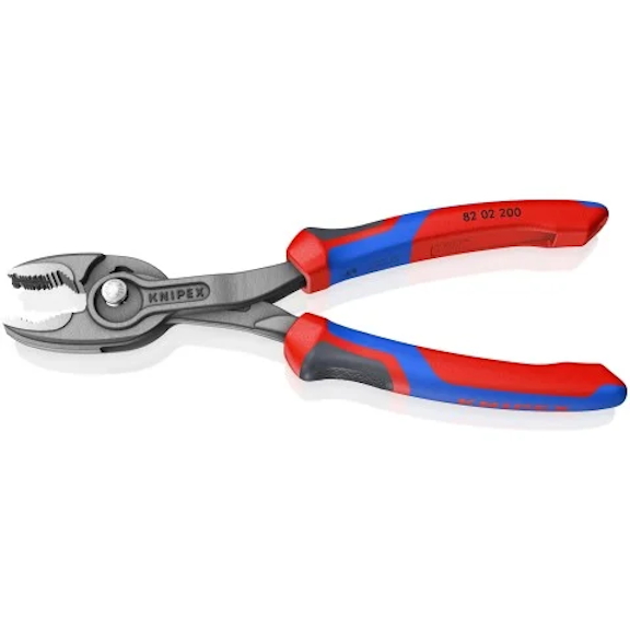 KNIPEX 82 02 200 SBA TwinGrip 8" Slip Joint Pliers - Comfort Grip - Image 4
