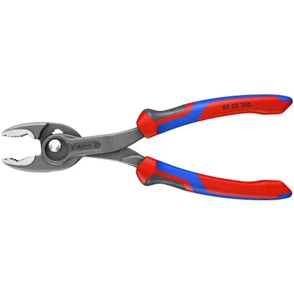KNIPEX 82 02 200 SBA TwinGrip 8" Slip Joint Pliers - Comfort Grip - Image 5