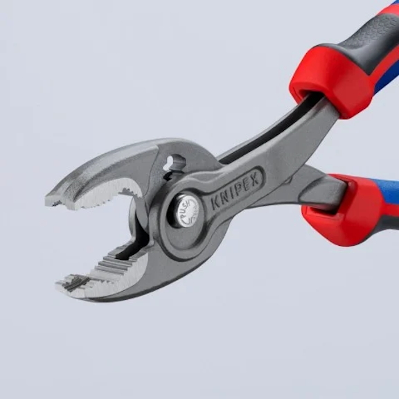 KNIPEX 82 02 200 SBA TwinGrip 8" Slip Joint Pliers - Comfort Grip - Image 7