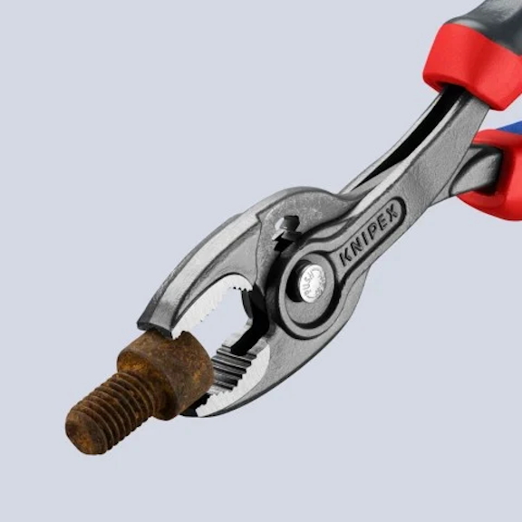 KNIPEX 82 02 200 SBA TwinGrip 8" Slip Joint Pliers - Comfort Grip - Image 9
