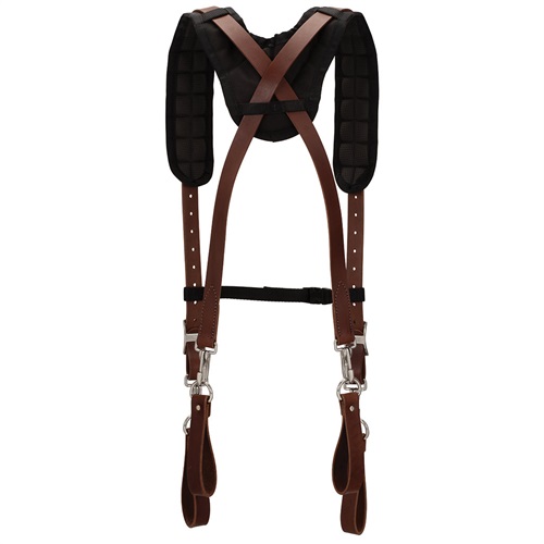 WEAVER LEATHER 85603-01 Comfort Plus Suspenders 2" BROWN - Image 2