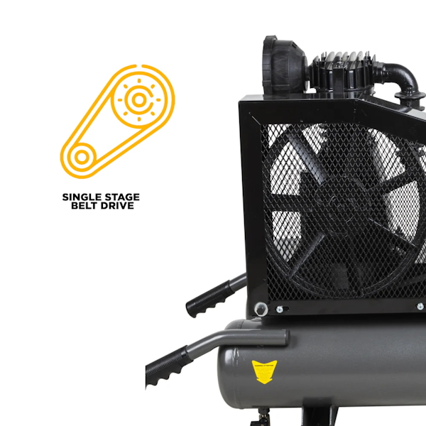 BE POWER AC658HB Air Compressor 196CC 8 GAL 13.8 CFM @ 90 PSI Honda 5.5HP - Image 6