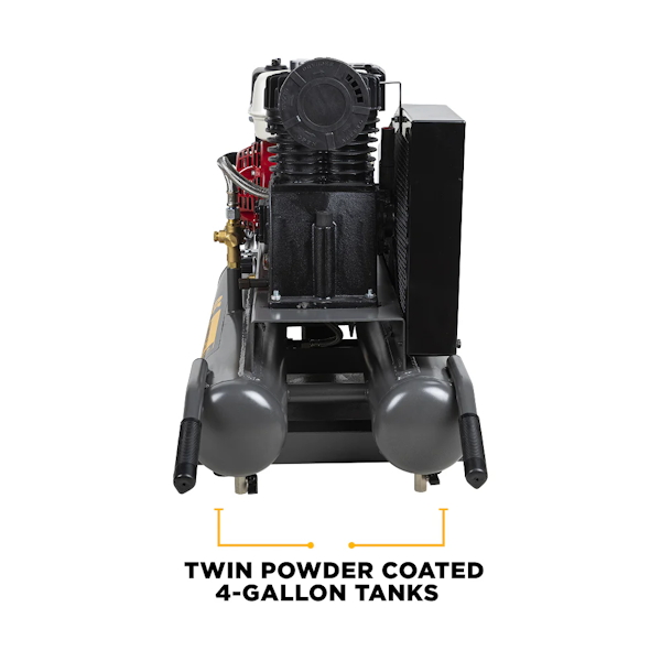 BE POWER AC658HB Air Compressor 196CC 8 GAL 13.8 CFM @ 90 PSI Honda 5.5HP - Image 8