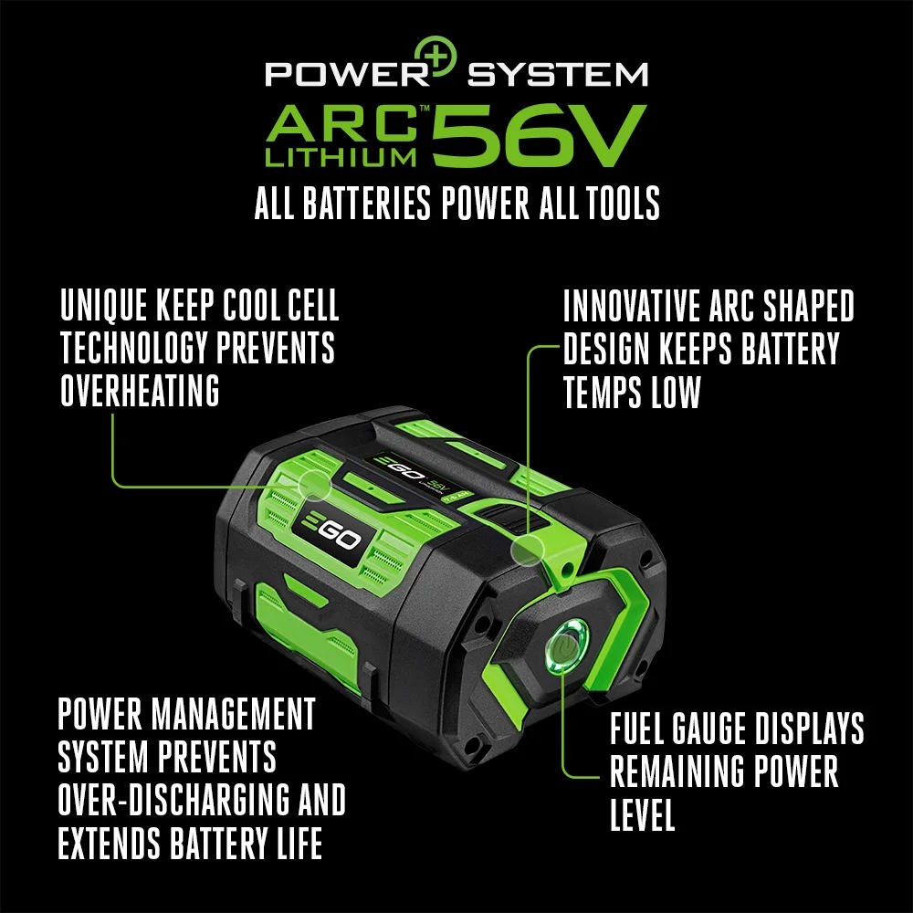 EGO BA4200T 56V Power+ 7.5Ah Battery w/ Fuel Gauge 6.3 lbs - Image 2