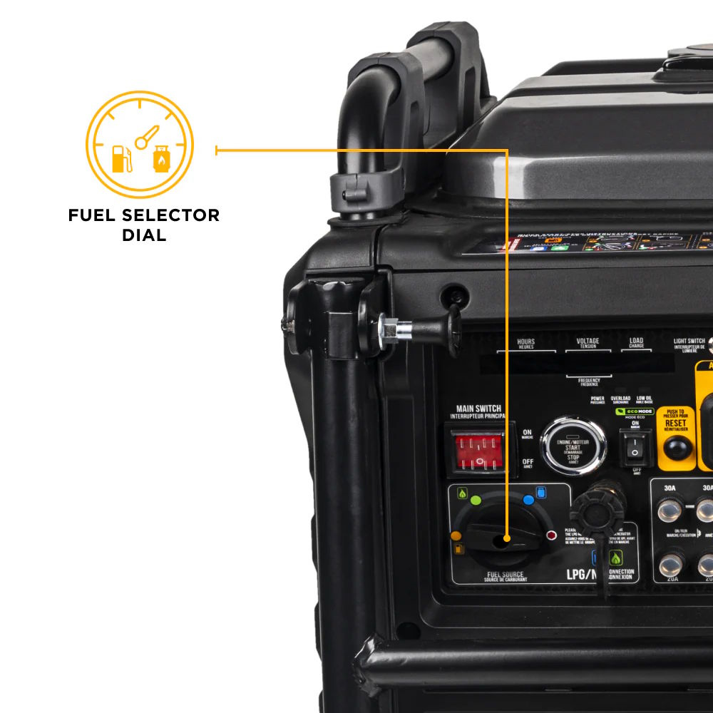 BE BE10500IT Inverter Generator 10500W Electric Start 458cc Tre-Fuel 120V - Image 9