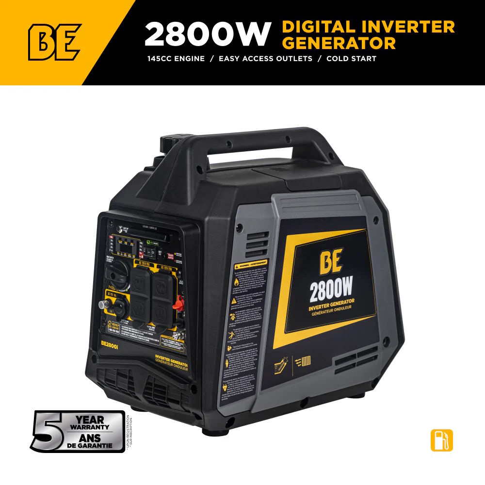 BE BE2800I Inverter Generator 2800W 145cc Gasoline 120 - Image 2