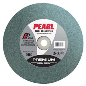 PEARL BG810120 Abrasive Green Silicon Carbide Bench Grinding Wheel w/ C120 Gri