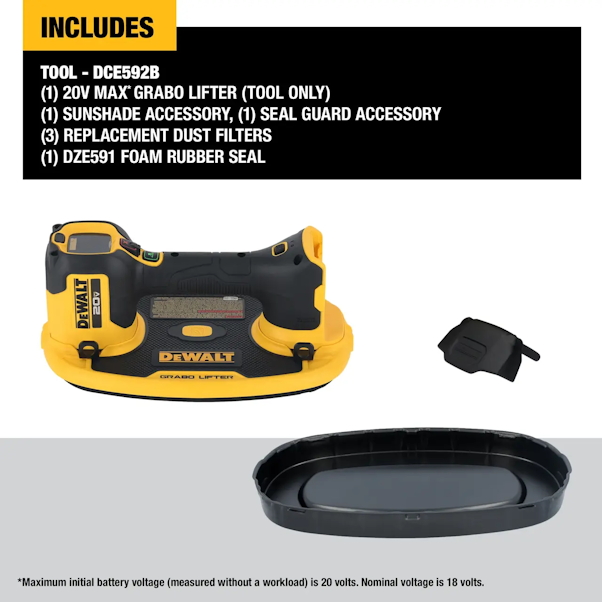 DEWALT DCE592B 20V GRABO Lifter (Tool Only) - Image 7