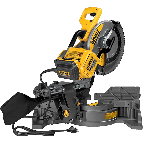 DEWALT DHS790AB Flexvolt 120V MAX 12" Dual Sliding Mitre Saw w/DCA120 Adapter - Image 2