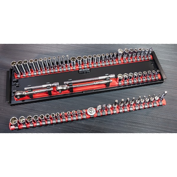 ERNST ER-8450 3 Rail Twist Lock Socket Boss 18" Red - 1/4" 3/8" & 1/2" - Image 7