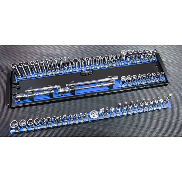 ERNST ER-8451 3 Rail Twist Lock Socket Boss 18" Blue - 1/4" 3/8" & 1/2" - Image 8