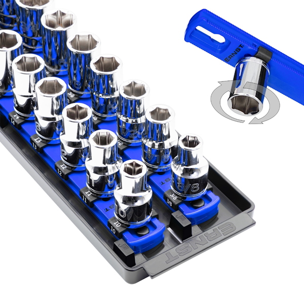 ERNST ER-8457 2 Rail Twist Lock Socket Boss 18" Blue - 1/2" - Image 3