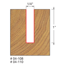 FREUD 04-108 1/4" Double Flute Straight Bit - Image 2