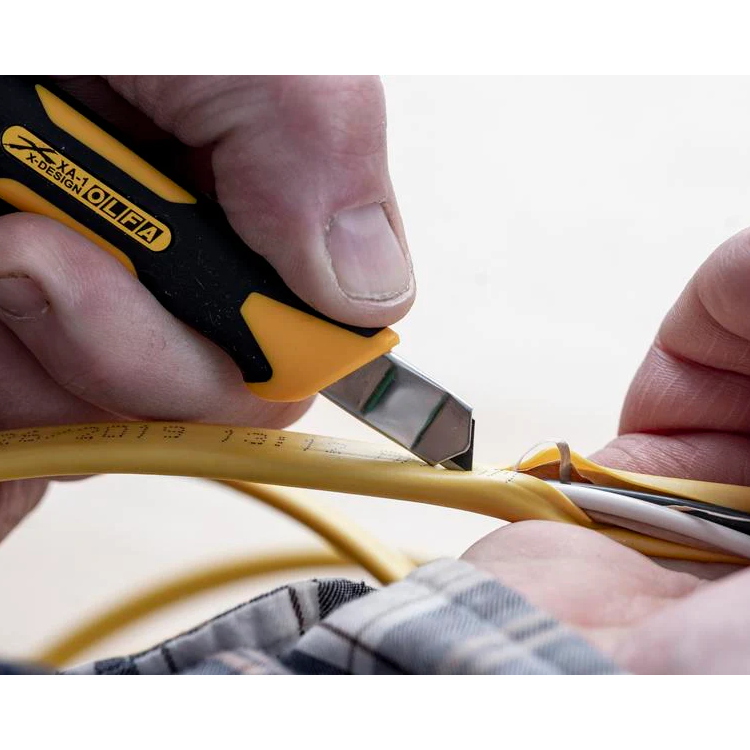 OLFA 1075449 XA-1 Fiberglass Rubber Grip Utility Knife - Image 6