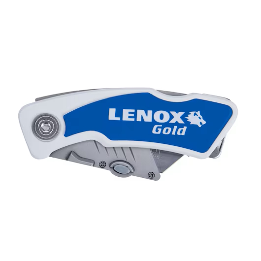 LENOX 10771FLK1G Gold Folding Utility Knife Locking w/ Wire Stripper - Image 3