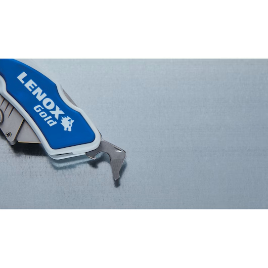 LENOX 10771FLK1G Gold Folding Utility Knife Locking w/ Wire Stripper - Image 7