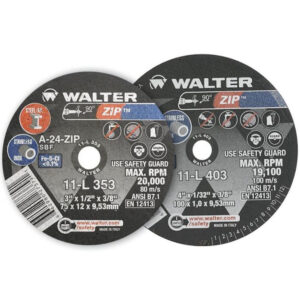 WALTER 11L211 2" x 1/16" x 5/16" Cut-Off Wheel SS