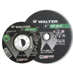 WALTER 11U042 4-1/2" x 3/64" Zip Aluminum Wheel