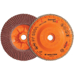 WALTER 15R604 6" 40 Grit Flap Disc Enduro-Flex