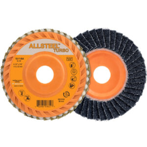 WALTER 15Y604 6" 40 Grit Allsteel Turbo Flap Wheel