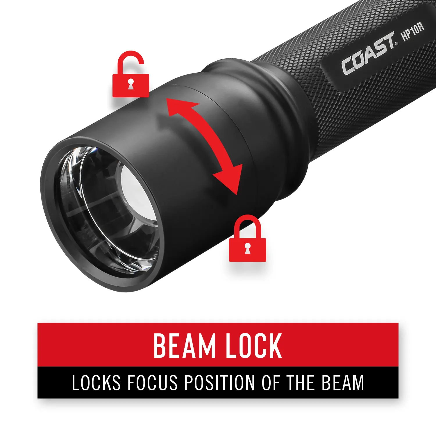 COAST 20923 HP10R - Rechargeable Pure Beam 1050 Lumens - Image 11