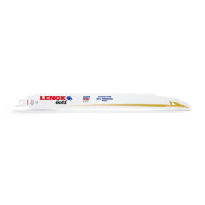 LENOX 21091106GR 12" Gold Demolition Wood - 6 TPI Reciprocating Blade
