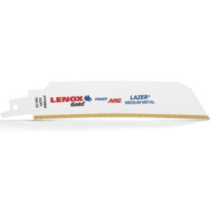 LENOX 210956118GR 6"x1" 18TPI Gold Power Arc Extreme Metal Recip 5PK