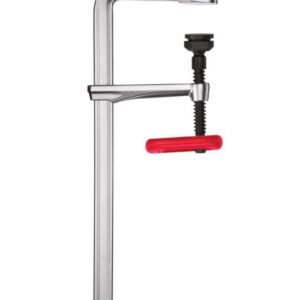 BESSEY Clamp, welding, F-style with grip, heavy duty Morpad, 8" x 5.5", 2800 lb