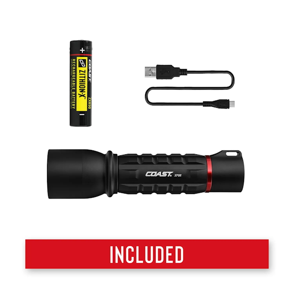 COAST 30321 XP9R - 1000 Lumens - 738' Beam - Rechargeable or 2 x CR123 - Image 6